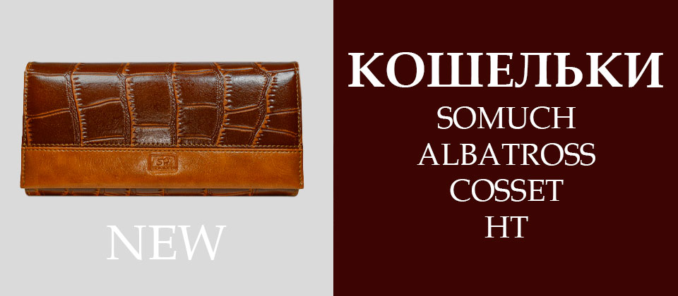 Новинки- кошельки, портмоне, кредитницы на Планете кошельков