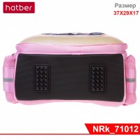 Рюкзак Hatber ERGONOMIC Classic -Girl power- 37Х29Х17 см EVA материал светоотраж. 2 отделения 2 карм