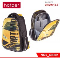 Рюкзак Hatber ERGONOMIC light-Top Speed-38Х29Х15см.2 отд. 2 карм. и 1 потайной.в компл. с термосум