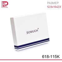 Портмоне SOMUCH матовое, большое, цвет чёрный