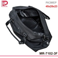 Сумка дорожная MORELLY GRANDE текстиль, кожа, цвет черный