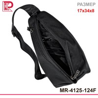 Сумка-бананка MORELLY GRANDE текстиль, кожа, цвет черный