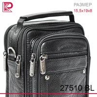 Сумочка через плечо ZNIXS вертикальная, маленькая, цв.: черный