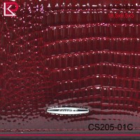 Кошелёк Coscet классик, на магните, монетница внутри, лакированный, цвет бордовый, 18,5x9,5х3 см