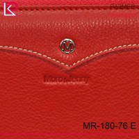 Кошелёк MORO, на молнии, матовый, , цвет красный, 19,5х10х2,5 см