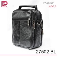 Сумочка через плечо ZNIXS вертикальная, маленькая, цвет черный