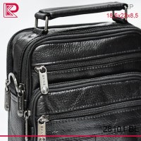 Сумочка ZNIXS кож. вертикальная, средняя, глянец  цвет черный