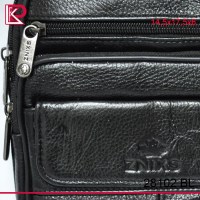 Сумочка ZNIXS кож. вертикальная, средняя, глянец  цвет черный